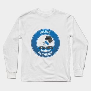 Inline Alchemy - Blue Inline skate & rollerblade Long Sleeve T-Shirt